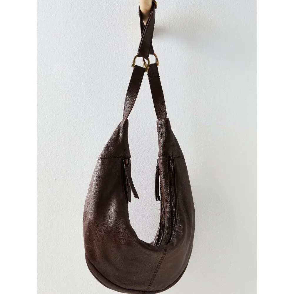 Free People Dark Brown Shoulder Bag - Picture 3 of 8